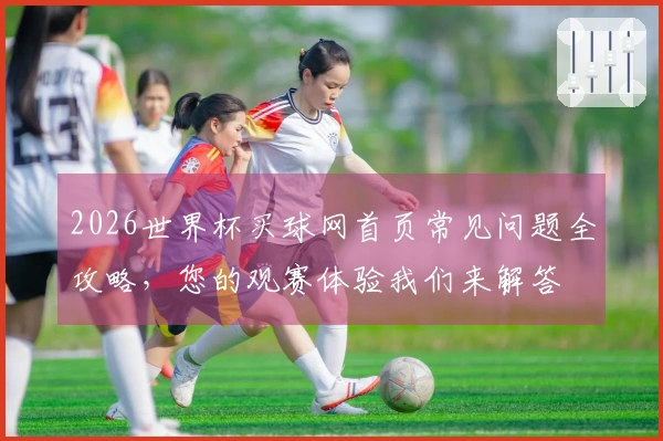2026世界杯买球网首页常见问题全攻略，您的观赛体验我们来解答