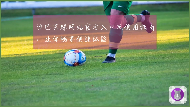 沙巴买球网站官方入口及使用指南，让你畅享便捷体验